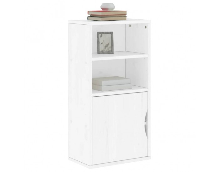 Sonata H Страничен шкаф ODDA White 40x24x79 cm Масивна дървесина Бор Sonata H Страничен шкаф ODDA White 40x24x79 cm Масивна дървесина Бор