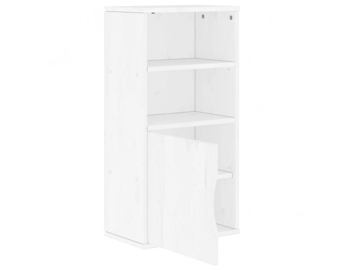 Sonata H Страничен шкаф ODDA White 40x24x79 cm Масивна дървесина Бор Sonata H Страничен шкаф ODDA White 40x24x79 cm Масивна дървесина Бор