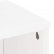 Sonata H Страничен шкаф ODDA White 40x24x79 cm Масивна дървесина Бор Sonata H Страничен шкаф ODDA White 40x24x79 cm Масивна дървесина Бор
