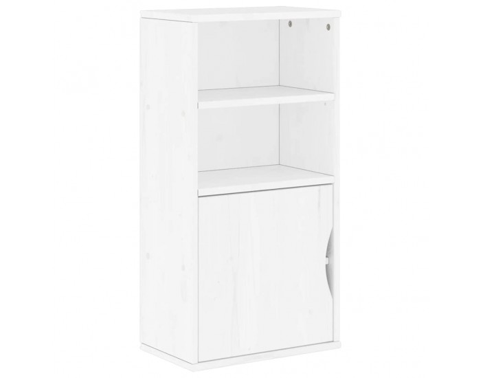 Sonata H Страничен шкаф ODDA White 40x24x79 cm Масивна дървесина Бор Sonata H Страничен шкаф ODDA White 40x24x79 cm Масивна дървесина Бор