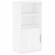 Sonata H Страничен шкаф ODDA White 40x24x79 cm Масивна дървесина Бор Sonata H Страничен шкаф ODDA White 40x24x79 cm Масивна дървесина Бор