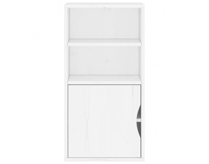 Sonata H Страничен шкаф ODDA White 40x24x79 cm Масивна дървесина Бор Sonata H Страничен шкаф ODDA White 40x24x79 cm Масивна дървесина Бор