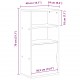 Sonata H Страничен шкаф ODDA White 40x24x79 cm Масивна дървесина Бор Sonata H Страничен шкаф ODDA White 40x24x79 cm Масивна дървесина Бор