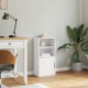 Sonata H Страничен шкаф ODDA White 40x24x79 cm Масивна дървесина Бор Sonata H Страничен шкаф ODDA White 40x24x79 cm Масивна дървесина Бор