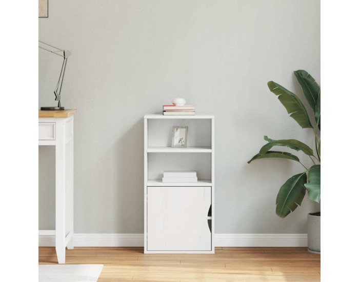 Sonata H Страничен шкаф ODDA White 40x24x79 cm Масивна дървесина Бор Sonata H Страничен шкаф ODDA White 40x24x79 cm Масивна дървесина Бор