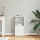 Sonata H Страничен шкаф ODDA White 40x24x79 cm Масивна дървесина Бор Sonata H Страничен шкаф ODDA White 40x24x79 cm Масивна дървесина Бор