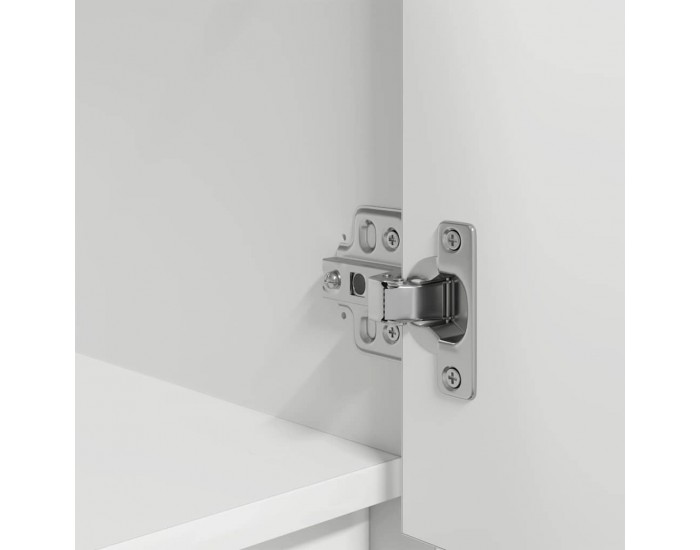 Sonata H Шкаф с чекмедже, бели, 55,5x34x119,5 см, инженерно дърво