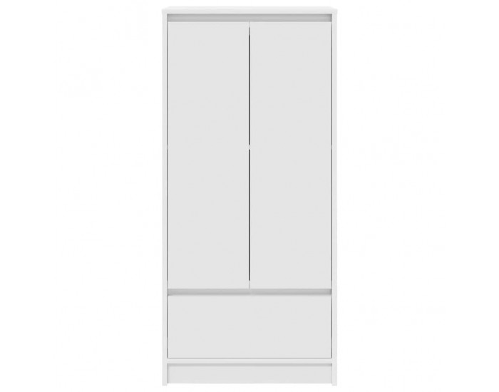 Sonata H Шкаф с чекмедже, бели, 55,5x34x119,5 см, инженерно дърво