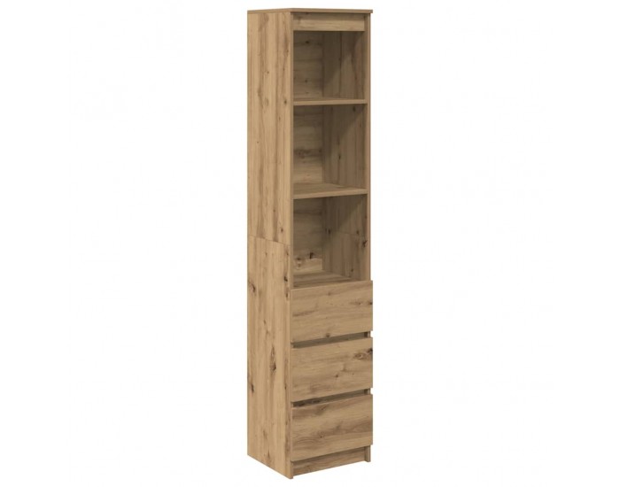 Sonata H Highboard Artisan Дъб 37,5x35x180 cm Инженерна дървесина