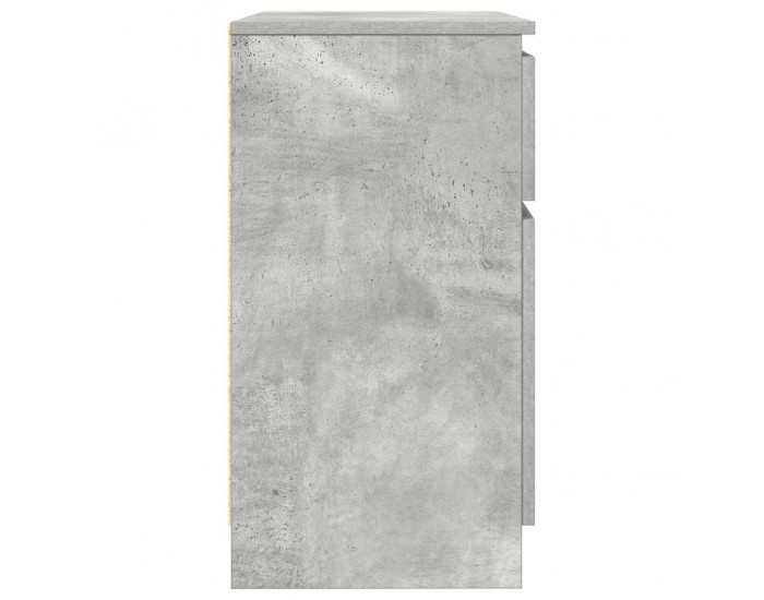 Sonata H Бюфет с чекмеджета, бетонно сив, 71x35x65 см, инженерно дърво Sonata H Бюфет с чекмеджета, бетонно сив, 71x35x65 см, инженерно дърво