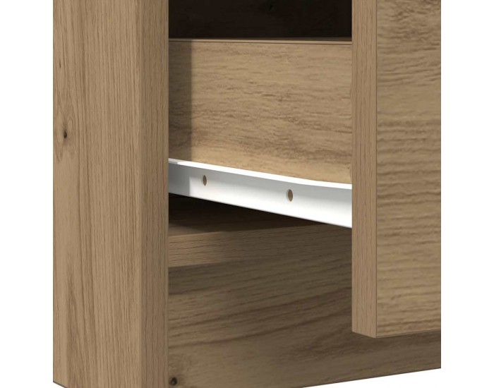 Sonata H Бюфет с чекмеджета, дъб артизан 71x35x65 см Инженерна дървесина Sonata H Бюфет с чекмеджета, дъб артизан 71x35x65 см Инженерна дървесина