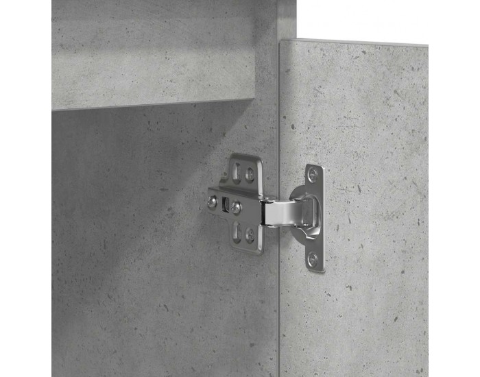 Sonata H Бюфет с чекмеджета, бетонно сив, 100,5x35x76см, инженерно дърво Sonata H Бюфет с чекмеджета, бетонно сив, 100,5x35x76см, инженерно дърво