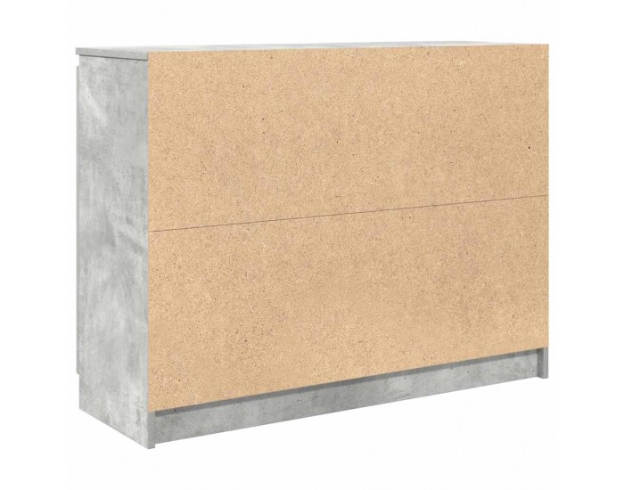 Sonata H Бюфет с чекмеджета, бетонно сив, 100,5x35x76см, инженерно дърво Sonata H Бюфет с чекмеджета, бетонно сив, 100,5x35x76см, инженерно дърво