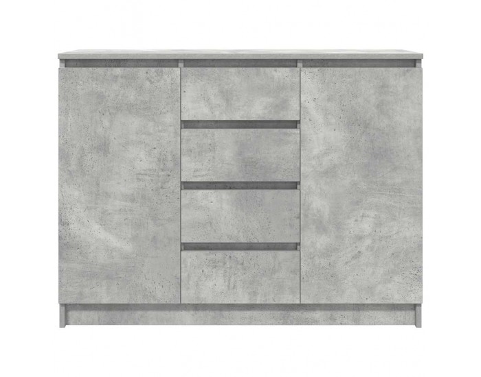 Sonata H Бюфет с чекмеджета, бетонно сив, 100,5x35x76см, инженерно дърво Sonata H Бюфет с чекмеджета, бетонно сив, 100,5x35x76см, инженерно дърво
