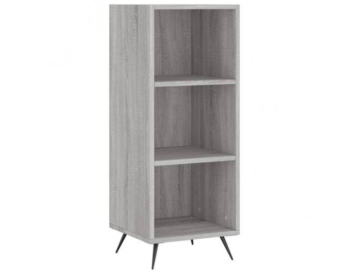 Sonata H Шкаф с рафтове, сив сонома, 34,5x32,5x90 см, инженерно дърво