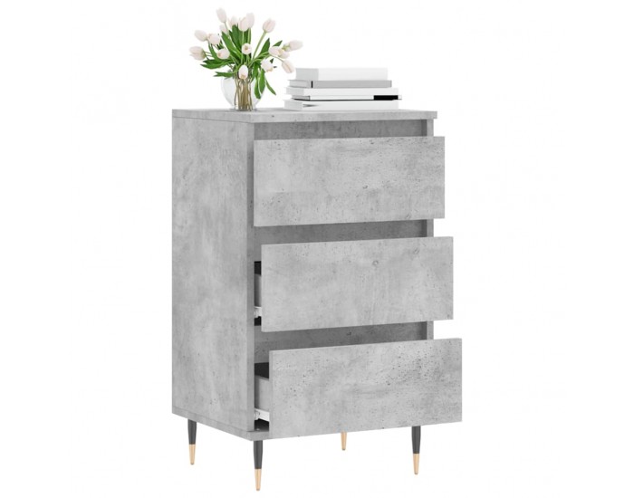 Sonata H Бюфет бетонно сив 40x35x70 см инженерно дърво