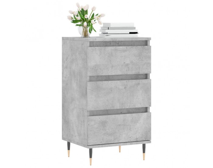 Sonata H Бюфет бетонно сив 40x35x70 см инженерно дърво