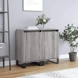 Sonata H Бюфети 2 бр сив сонома 40x35x70 см инженерно дърво - 