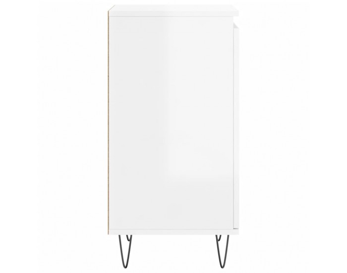 Sonata H Бюфети 2 бр бял гланц 40x35x70 см инженерно дърво