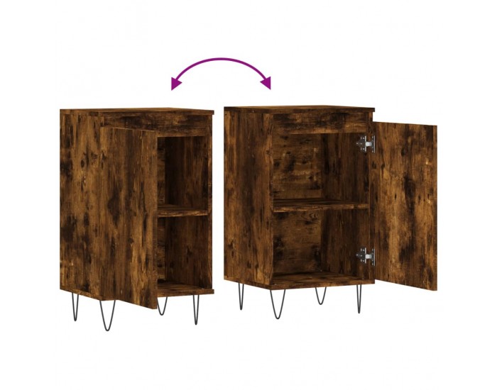 Sonata H Бюфет опушен дъб 40x35x70 см инженерно дърво Sonata H Бюфет опушен дъб 40x35x70 см инженерно дърво