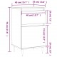 Sonata H Бюфет кафяв дъб 40x35x70 см инженерно дърво Sonata H Бюфет кафяв дъб 40x35x70 см инженерно дърво