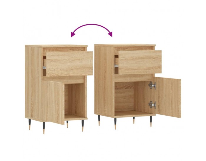 Sonata H Бюфет дъб сонома 40x35x70 см инженерно дърво