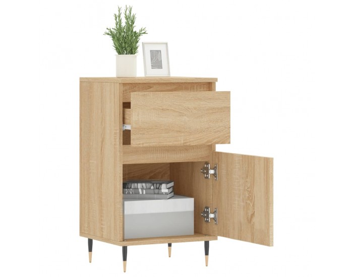 Sonata H Бюфет дъб сонома 40x35x70 см инженерно дърво