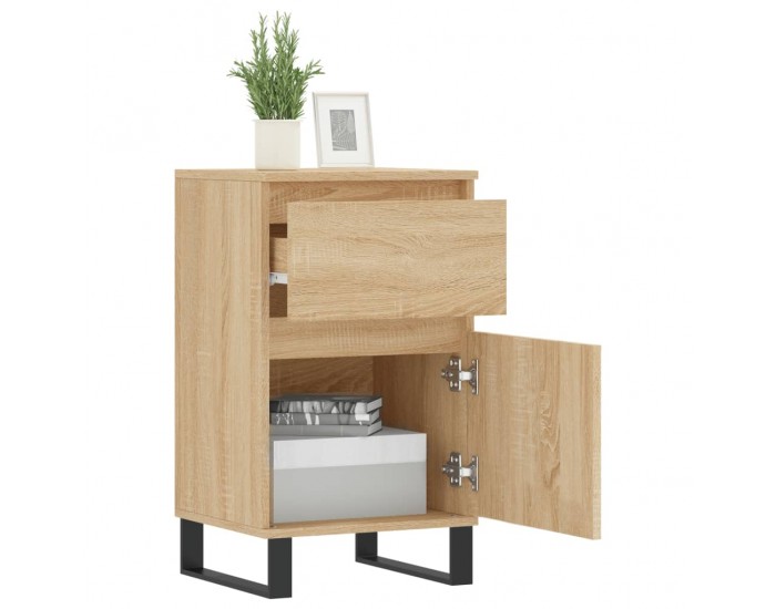 Sonata H Бюфети 2 бр дъб сонома 40x35x70 см инженерно дърво