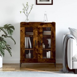 Sonata H Сайдборд, опушен дъб, 69,5x34x90 см, инженерно дърво - Шкафове, Витрини, Модулни секции
