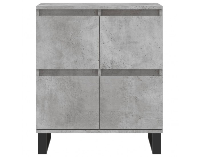 Sonata H Сайдборди, 2 бр, бетонно сиви, инженерно дърво