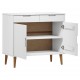 Sonata H Сайдборд MOLDE бял 90x40x80 см бор масив Sonata H Сайдборд MOLDE бял 90x40x80 см бор масив