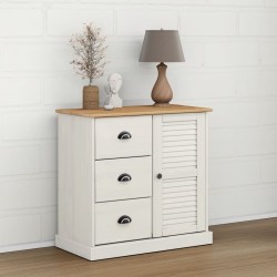 Sonata H Бюфет с чекмеджета VIGO, 78x40x75 см, бял, бор масив - Дневна