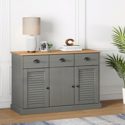 Sonata H Бюфет с чекмеджета VIGO, 113x40x75 см, сив, бор масив - Дневна