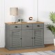 Sonata H Бюфет с чекмеджета VIGO, 113x40x75 см, сив, бор масив Sonata H Бюфет с чекмеджета VIGO, 113x40x75 см, сив, бор масив