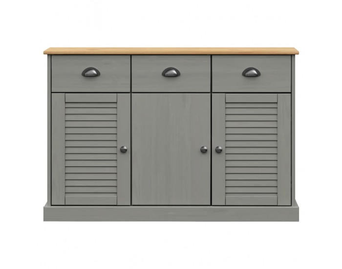 Sonata H Бюфет с чекмеджета VIGO, 113x40x75 см, сив, бор масив Sonata H Бюфет с чекмеджета VIGO, 113x40x75 см, сив, бор масив