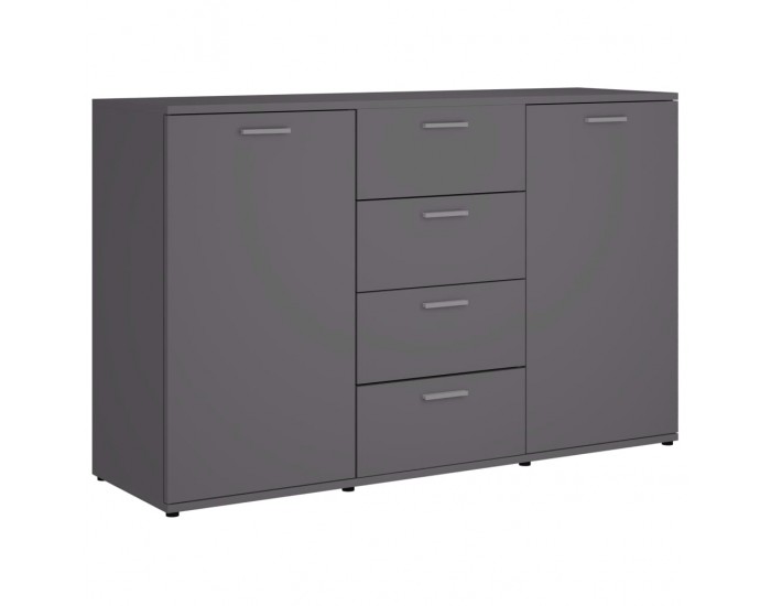 Sonata H Бюфет, сив, 120x35,5x75 см, инженерно дърво Sonata H Бюфет, сив, 120x35,5x75 см, инженерно дърво