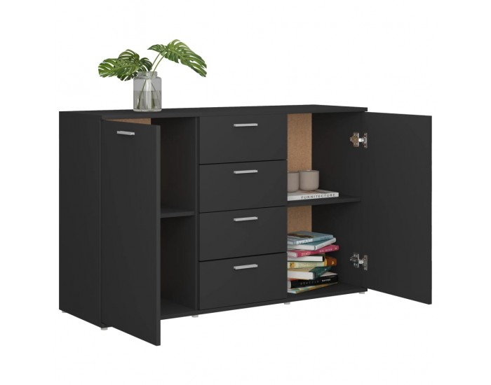 Sonata H Бюфет, сив, 120x35,5x75 см, инженерно дърво Sonata H Бюфет, сив, 120x35,5x75 см, инженерно дърво