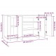 Sonata H Бюфет бетонно сив 135x41x75 см инженерно дърво Sonata H Бюфет бетонно сив 135x41x75 см инженерно дърво