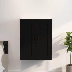 Sonata H Окачен стенен шкаф, черен, 69,5x32,5x90 см - Шкафове, Витрини, Модулни секции
