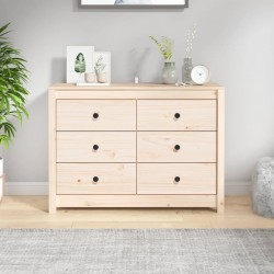 Sonata H Страничен шкаф, 100x40x72 см, борово дърво масив - Шкафове, Витрини, Модулни секции
