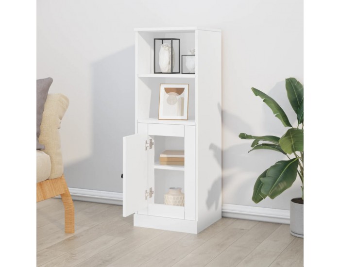 Sonata H Висок шкаф, бял, 36x35,5x103,5 см, инженерно дърво