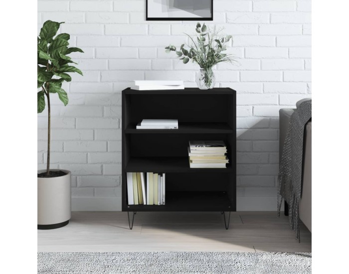 Sonata H Бюфет черен 57x35x70 см инженерно дърво