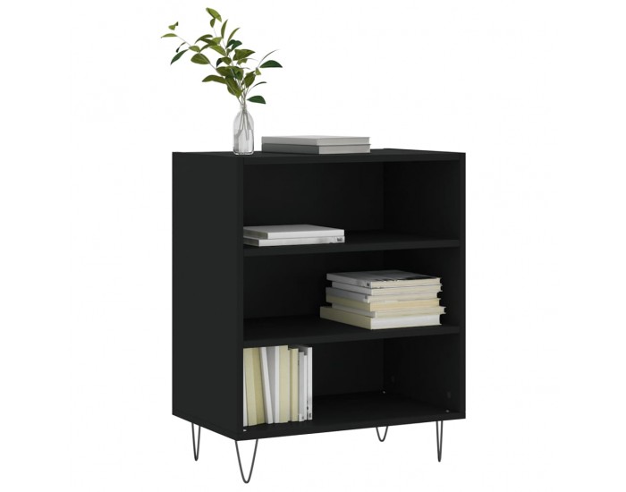 Sonata H Бюфет черен 57x35x70 см инженерно дърво