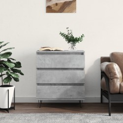 Sonata H Сайдборд, бетонно сив, 60x35x70 см, инженерно дърво - Шкафове, Витрини, Модулни секции