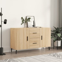 Sonata H Сайдборд, дъб сонома, 100x36x60 см, инженерно дърво - Шкафове, Витрини, Модулни секции