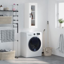 Sonata H Стенен шкаф бял 34,5x34x90 см - Шкафове, Витрини, Модулни секции