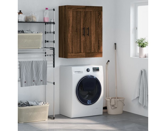 Sonata H Стенен шкаф кафяв дъб 69,5x34x90 см инженерно дърво Sonata H Стенен шкаф кафяв дъб 69,5x34x90 см инженерно дърво