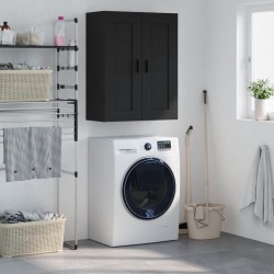 Sonata H Стенен шкаф черен 69,5x34x90 см инженерно дърво - Шкафове, Витрини, Модулни секции