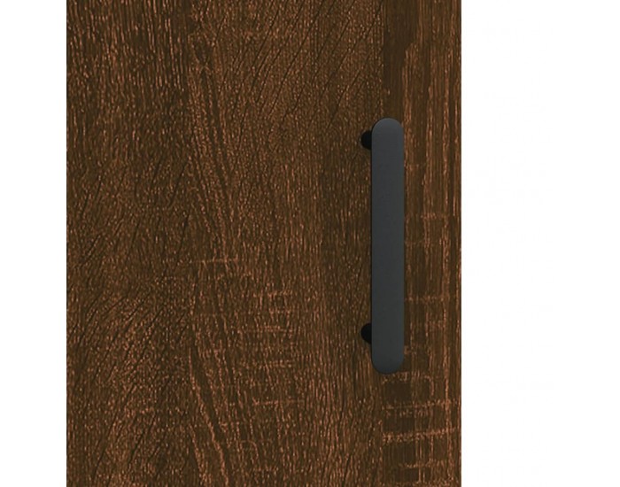 Sonata H Стенен шкаф кафяв дъб 69,5x34x90 см инженерно дърво