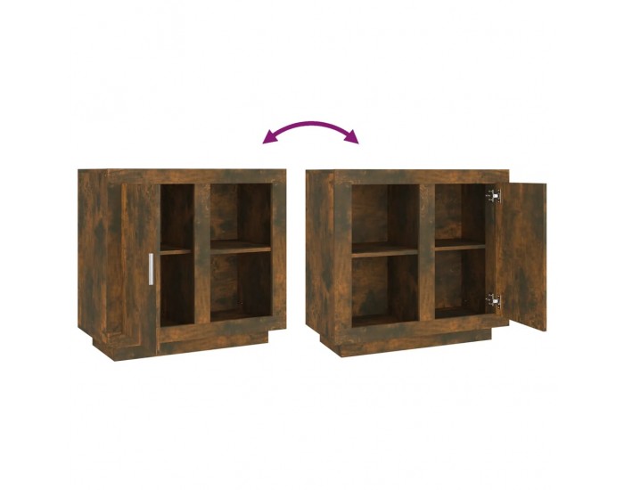 Sonata H Бюфет, Опушен дъб, 80x40x75 см, ПДЧ